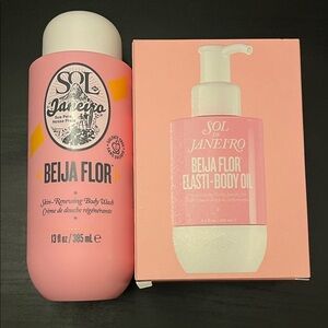 Sol de Janeiro Beija Flor body wash and body oil